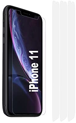 TeKKno® 3x Clear Plastic PET LCD Screen Protector Cover Guards for Apple iPhone 11 (6.1)