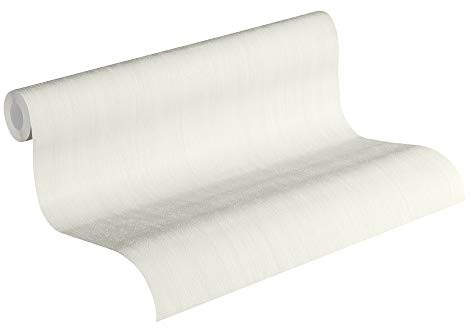 Livingwalls Jette Joop papier peint intissé papier peint uni 10,05 m x 0,53 m blanc 373371 37337-1