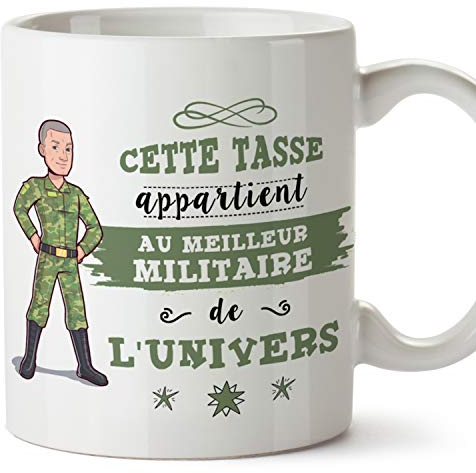 Mugffins Mug/Tasse Militaire (Meilleur de l'univers) - Idées Drôles Armée