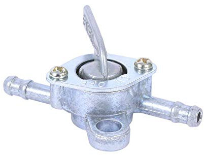 Fuel Tank Valve, 6MM Aluminium Inline Fuel Tap Valve Petcock On-Off Switch Fuel Tank Valve Replacement for Pit Dirt Quad Motorcycle