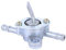 Fuel Tank Valve, 6MM Aluminium Inline Fuel Tap Valve Petcock On-Off Switch Fuel Tank Valve Replacement for Pit Dirt Quad Motorcycle