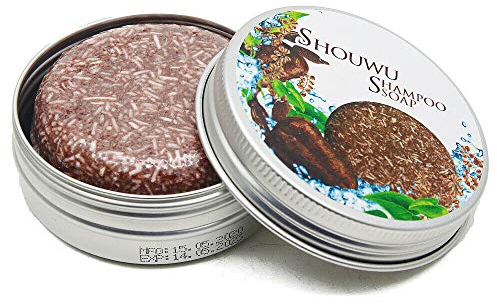 Hair Darkening Shampoo Bar Polygonum multiflorum shampoo Repair dry and damaged hair and prevent hair loss