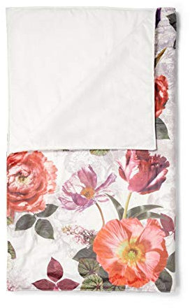 ESSENZA Quilt Scarlett Blumen Vanilla, 240x100 cm
