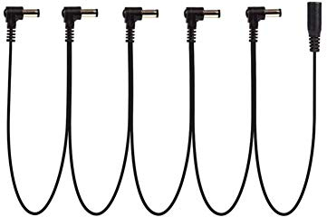 Alnicov 5-Ways Daisy Chain Cable de alimentación para pedales de efecto guitarra
