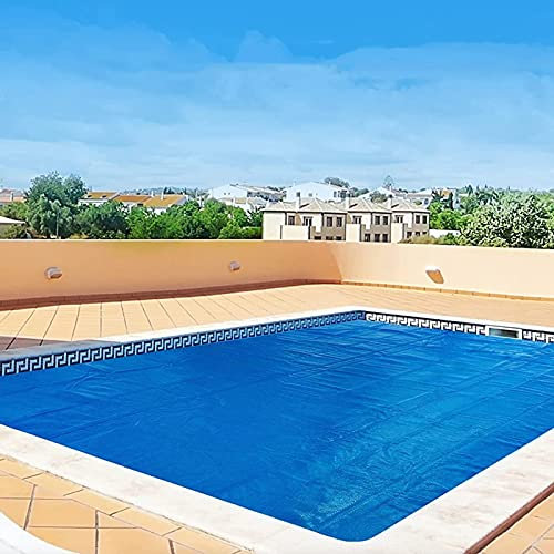 Cubierta para Piscina Cubiertas para Piscinas para Piscinas Enterradas, Rectángulo Cubiertas de SPA para Jacuzzi/Piscina sobre el Suelo, 100cm/200cm/300cm/400cm/500cm/600cm (Size : 150x200m/78.7in)