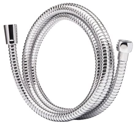 ALPENKRAFT - Edelstahl-Brauseschlauch 1.75m mit Verdrehschutz Hochwertiger Duschschlauch Edelstahlrohr Extrem flexibel verdrehsicher 1/2 Zoll Chrom Anti-Knickschutz MADE IN GERMANY