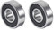 QUARKZMAN 6000-2RS 10x26x8mm Kugellager x 2Stk Doppelt versiegelt Chromstahl für Werkzeuge und Maschinen mit hoher Härte