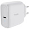 Trust Maxo Cargador USB-C de 65W, 75% de Material Reciclado, Cargador Rápido con Cable USB-C de 2m, Adaptador de Corriente para iPhone, Samsung Galaxy, Steam Deck, Smartphones, Tablets - Blanco