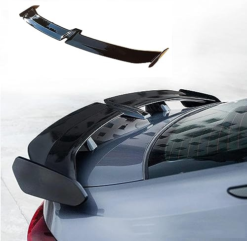 ABS Auto Heckspoiler Flügel Für Kia Stinger CK 2018 2019 2020 2021 2022 2023 2024 2025, Autoteile Sport-Performance Tail Spoiler Automodifikationsteile,Bright Black