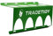 Tradetidy Spray Can Holder, Garage Organiser for Spray and Aerosol Can, Shelf Organiser Ideal for Vans, Garages, Workshops, Robust Steel Construction, Colour - Green