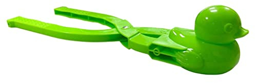 Dualoai Duck Snowball Maker Clip Sandball Tool,Winter Schneeball Form Spielzeug für Kinder Jungen Mädchen im Freien Spielen Schnee, Gruen