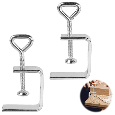 2 Stück C Klemme Klein,C Zwingen Anthrazit,C-Klemme,Verstellbaren Edelstahl Schraubzwinge,Schraubzwingen Klein,Geeignet Für Holzverbindungen, Stahlschweißen, Autoreparatur