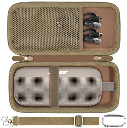 co2CREA Duro Viajar Caja Estuche Funda para Altavoz Bluetooth Bose SoundLink Flex (2nd Gen) / Flex portátil(Funda Solo,Case Only)