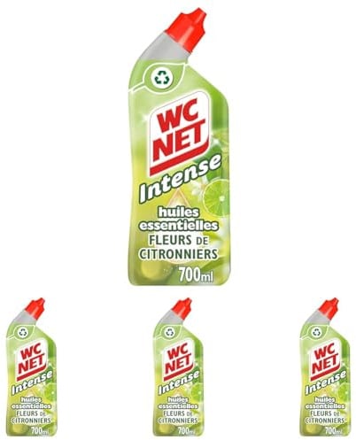 WC Net Intense Gel WC Fleurs de Citronniers 700 ml (Lot de 4)