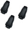 ZZHXSM 3PCS Black Piston Compressor Breather Nozzle 15.5mm Oil Port Plug Iron Breather Replacement Oil Filled Breather Exhaust Cap For Ventilation Cap Anti Oil Injection Breather Valve