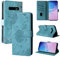 Rostsant Handyhülle für Samsung Galaxy S10 Löwenzahn PU Leder Samsung Galaxy S10 Flip Case Brieftasche Tasche Hülle Magnetisch Handyhülle für Samsung Galaxy S10 Blau