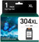 304 XL Schwarz Ersatz für HP 304 Druckerpatronen Kompatibel für HP 304 XL Schwarz für Envy 5030 5010 5020 5032 DeskJet 3750 3760 2620 2600 3720 2630 2622 3735 3762, 1 Stück