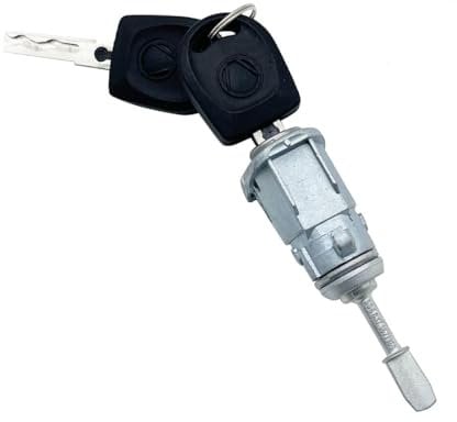 HZTWFC Accessoires de modification de clé de cylindre de serrure de porte gauche 604837167 Pour VW Golf 4 Iv Mk4 Bora Pour A6 Pour Skoda Fabia Polo 1997-2009
