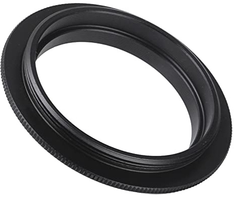 T Ringadapter Teleskop -Konverter -Gewinde -Adapter SCT an M48x0.75mm Black Aluminiumlegierung mit Auslöschungsverarbeitung für die Kamera zu Teleskopverbindung