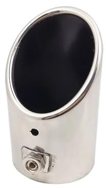 Auto Auspuffblende Für Skoda Für Octavia Auto Auto Auspuff Schalldämpfer Spitze Edelstahl Rohr Chrom Trim Modifizierte Auto Hinten Schwanz Throat Liner Zubehör Auto Auspuffendrohr