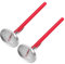 ULTECHNOVO Lot De 2 Thermomètres De Climatisation Pour Voiture Rouge