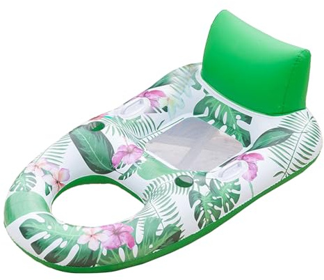 syayw Bräunungs-Pool-Liege - PVC Wasser Luftmatratze Lounge Sitz,Mehrzweck Luftmatratze Für Gartenfeste Freizeitparks