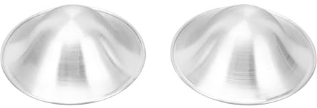 ACOGEDO Soothing Silver Nursing Cups with Pain Relief for Breastfeeding Mothers - Safe & Easy to Use Nipple Shields for Newborn Care