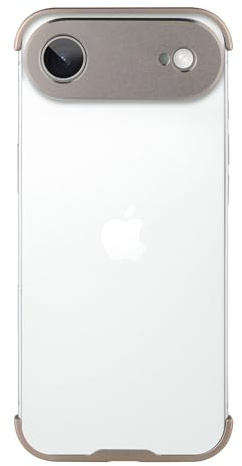 aidvaia Metal Frameless Phone Case Compatible with iPhone Air, Frameless Minimalist Design, Extremely Highlighting Personality.