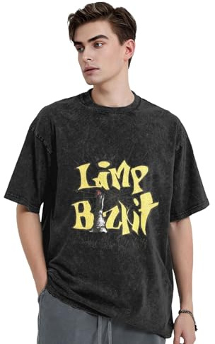 Unisex Limp Rap Rock Bizkit Band Sommer-T-Shirts Klassiker Retro-T-Shirts Ehre den unvergänglichen schönen Erinnerungen Schwarz M