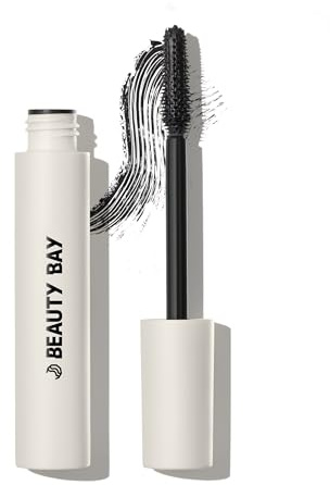 BEAUTY BAY High-Key Volume Mascara, Volumising and Lengthening, Midnight/Cocoa, Vegan and Cruelty-free, Rice Bran Wax Formula, 13ml