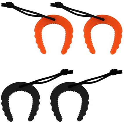 4 Paquets Premier Répondant Anti Pince Doigt Porte Jam, Tactique Bloque Porte Protecteur Coin avec Cordon de Nylon pour Exécution Urgence Sécurité Chat Rester Ouvert (4 Paquets)