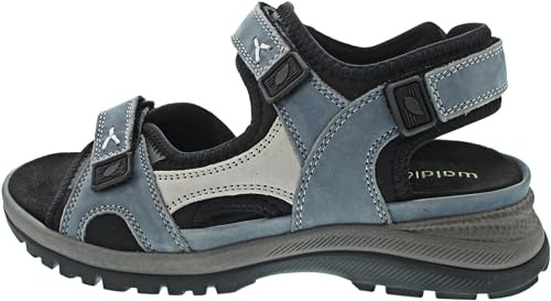 H-Sora Trecking Sandale Weite H Denim blau