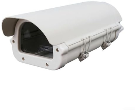 Upluxmira Aluminum Alloy CCTV Camera Housing Case Shell - Weatherproof Outdoor Protective Enclosure for Security Cameras, Dustproof & -Resistant, 6/8/10/12 Inch Sizes, Gray(10 Inch)