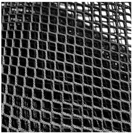 Tejido de malla para costura, Tela de malla capa aire 3D rejilla poliéster, 1 yarda, 140cm, blanca, negra for coser(Black,Many yards not cut)