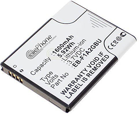 cellePhone Batteria Li-Ion Compatibile con Samsung Galaxy Camera EK-GC100ZWADBT / EK-GC100 / EK-GC120 (sostituita EB-F1A2G)