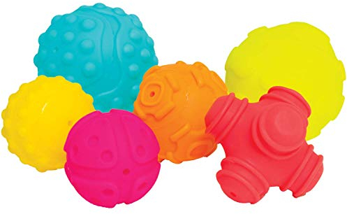 Playgro Sensorik-Bälle, Ab 6 Monaten, Mehrfarbig, 40195