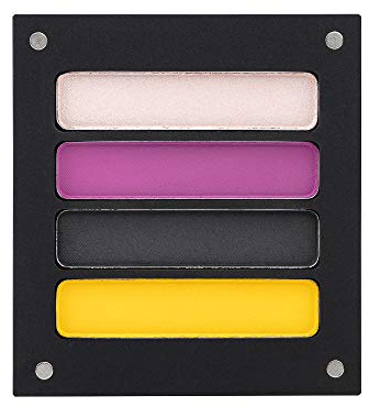 Jolly Dim by Inglot Party Eyeshadow-Set. 4 Farben. Matt und glänzend. Lidschatten-Palette. Party-Look