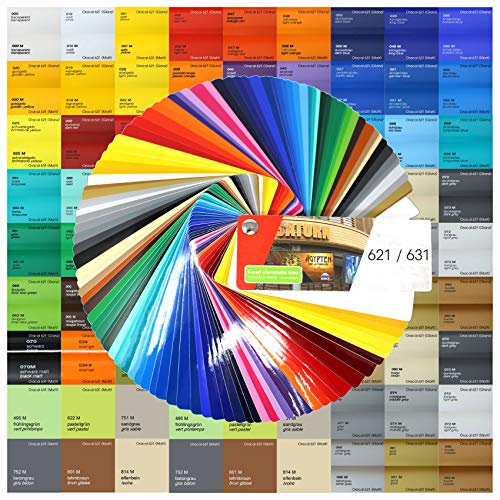 18,89€/m² Din A4 Bogen 30x21cm 621/631 Plotterfolie Folie Vinyl Autofolie (055 Mint, 621 Glanz)