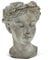 Abbott Collection XS Cache-Pot pour Femme - 16,5 cm de Haut, Ciment, Gris, 16,5 cm de Haut