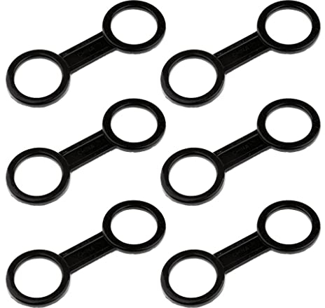 6 Teiliger Schnorchelhalter mit Flexibler Maske Zum Schnorcheln Tauchen, Silikonschnalle, 8-förmige Schnalle