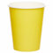 Amscan 9915403-205-66 - Buttercup Yellow Eco-Friendly Recyclable Paper Party Cups - 8 Age 3+ Pack