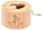 Spieluhr aus Bambus mit der Melodie: Hochzeitsmarsch von Felix Mendelssohn-Bartholdy - music box von Kurbelwerk green-line, Love-Edition, Motiv Taube