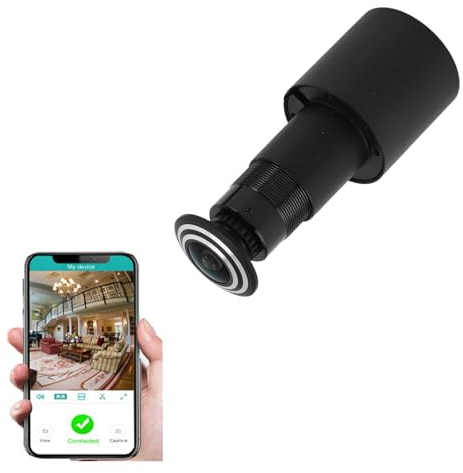 Telecamera Spioncino per Porta, 1080P HD Home Video Visore per Porta Telecamera di Sicurezza per Porta Visiva Occhi di Gatto Elettronici con Grandangolo di 150 Gradi,