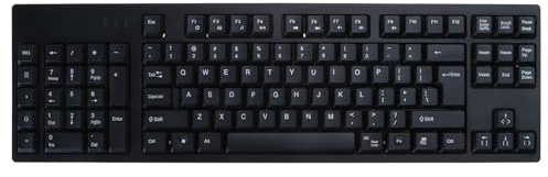 FENOHREFE Clavier gaucher pour une utilisation professionnelle et au bureau Design ergonomique Pavé numérique intégré Hub USB Confort d'utilisation Plug and Use Clavier