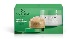 Collistar Cofanetto Corpo,Routine Rassodante, Efficacia Drenante, Crema Rassodante Intensiva 400 ml + Talasso Scrub Anti-Acqua 150 gr