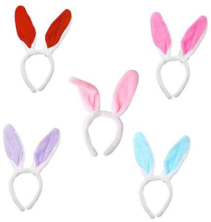 MAGICLULU 5 Stück Six One Kindertag Haarparty Haarreifen Cosplay Haarreifen Hasenohren Für Party Festival Kopfbedeckung Stirnband Plüsch Kinder