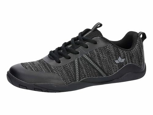 Lico Unisex Aride Barfußschuhe, Schwarz/Grau, 45 EU