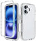 iPhone 16 Case, Ultra Thin 360 [Full Protection] [no dots] [Slim TPU] [Front and Back] [Transparent] [Hard PC Back and Soft TPU Front Case] For Apple iPhone 16 (CLEAR)