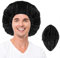 Tyqour Schlafmütze Satin Bonnet für Herren Doppelschicht Weiche Silk Bonnet Sleep Cap Nacht Schlaf Mütze Seidenhaube zum Schlafen Verstellbare Schlafhaube Seide,Satin Haarhaube Herren(Schwarz)