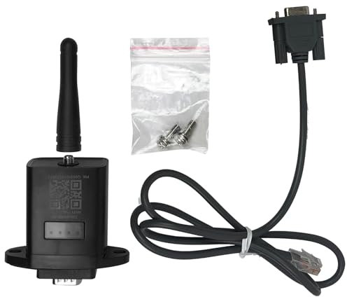 Solar WiFi Receptor Módulo, Módulo de Antena WiFi para Inversores Solares, Componente Electrónico de Monitoreo Remoto de Aplicación Estable con Salida Db9 Y Rs485